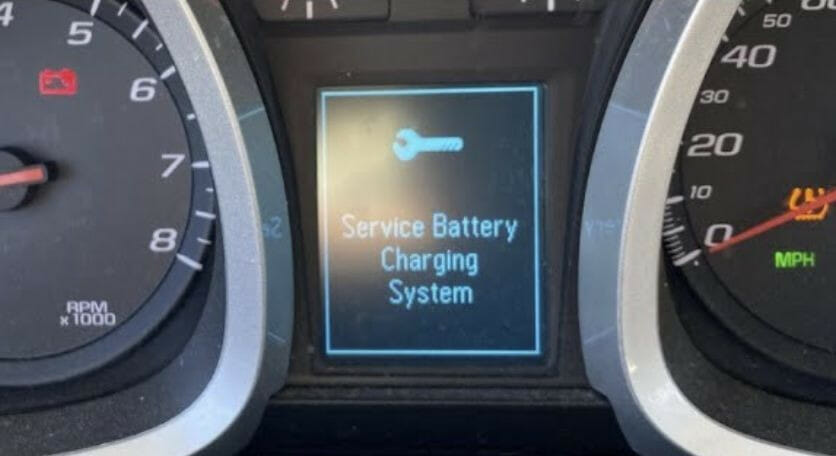 service battery charging system