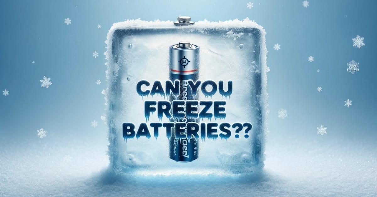 Can batteries freeze?