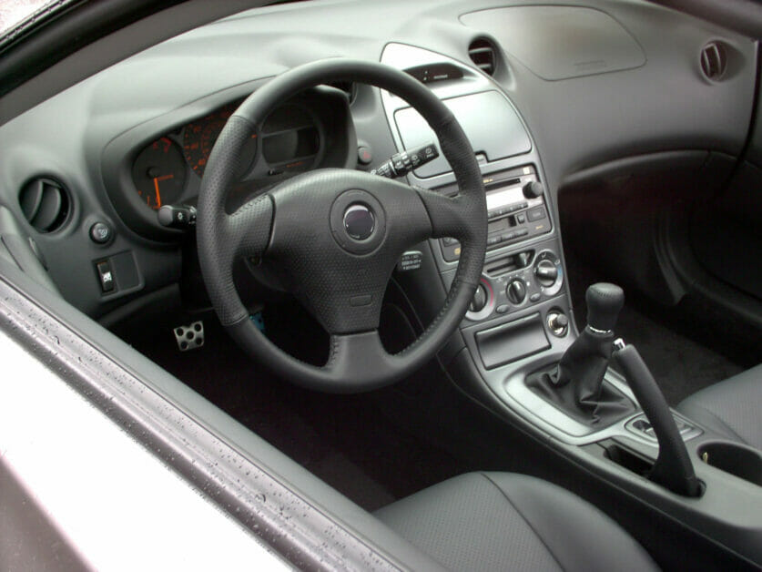 car sleek interior