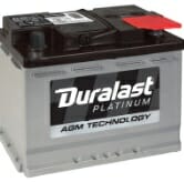 duralast platinum battery AGM