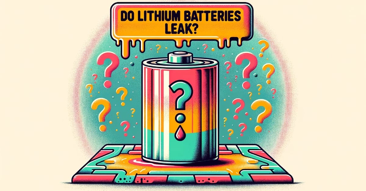 Are lithium batteries prone to leaking?