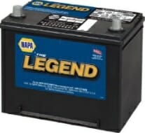 napa legend battery not AGM