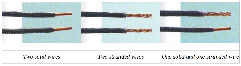 three possibilities to splice wires