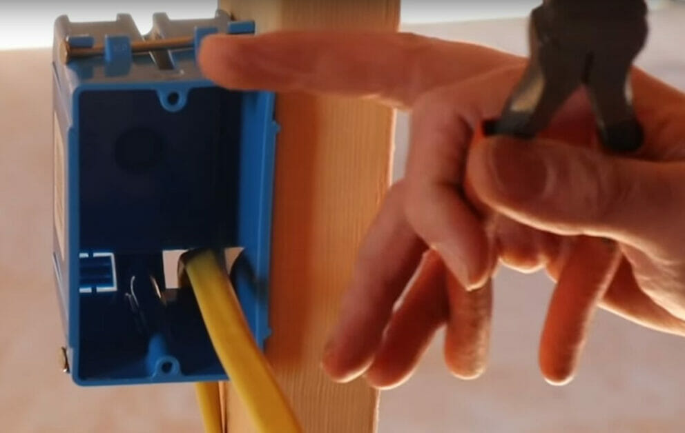 wiring through the switch box