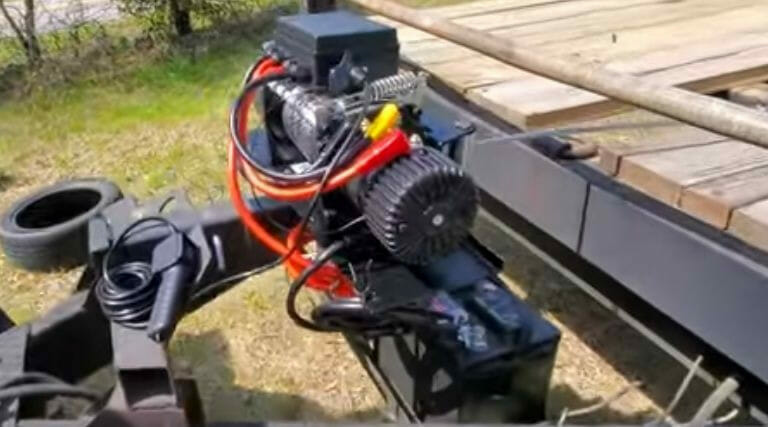 A winch for a trailer