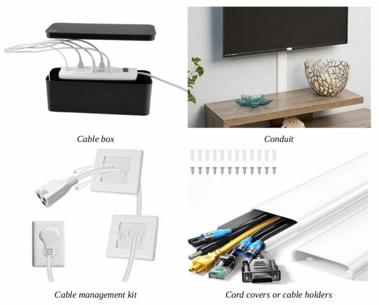 concealed cable management solutions for hiding TV wires