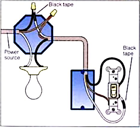 light switch circuit diagram