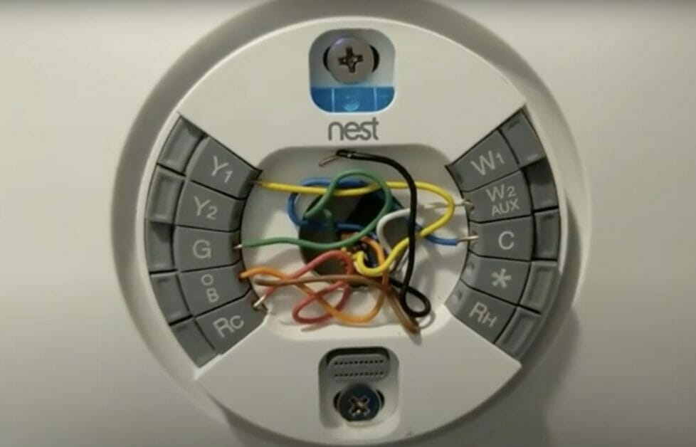 What is the orange wire on a thermostat?