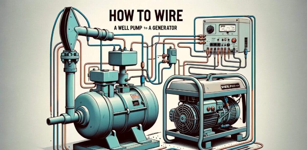 How to wire a well pump to a generator.