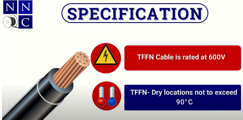 Specification for TFFN wire highlighting its characteristics and applications