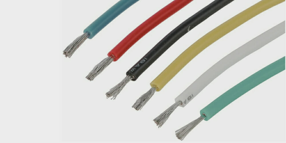 A group of colored TFFN wires