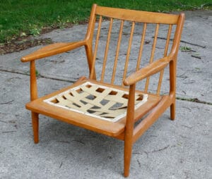 How to Salvage a Cushionless Danish Modern Chair?