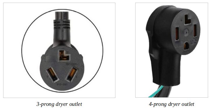 3 and 4-prong dryer outlet