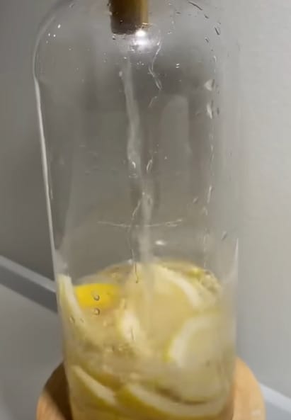 A bottle of squeeze lemon