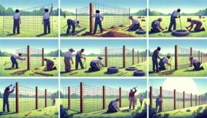 How to Build a Hog Wire Fence (9 Steps)
