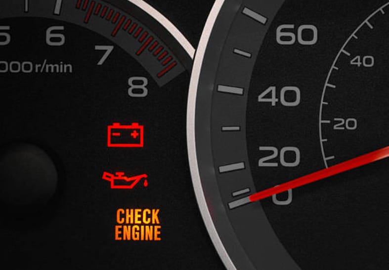 Troubleshooting a check engine light on a car