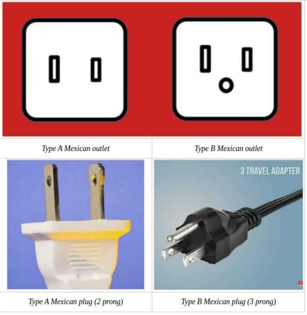 The various types of electrical plugs and what outlet does Mexico use