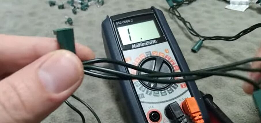Learn how to test christmas lights with a multimeter
