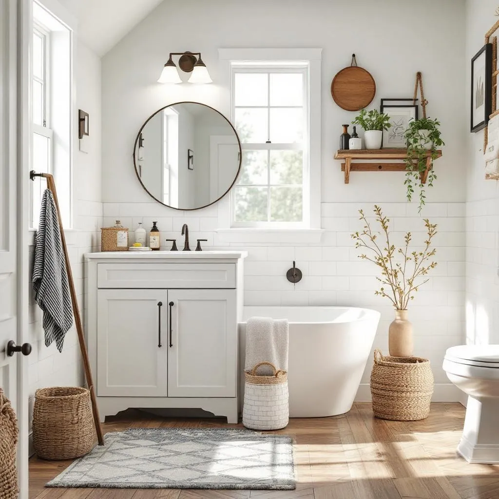 Overview Of “You Can Totally Copy This Farmhouse Bathroom Makeover”