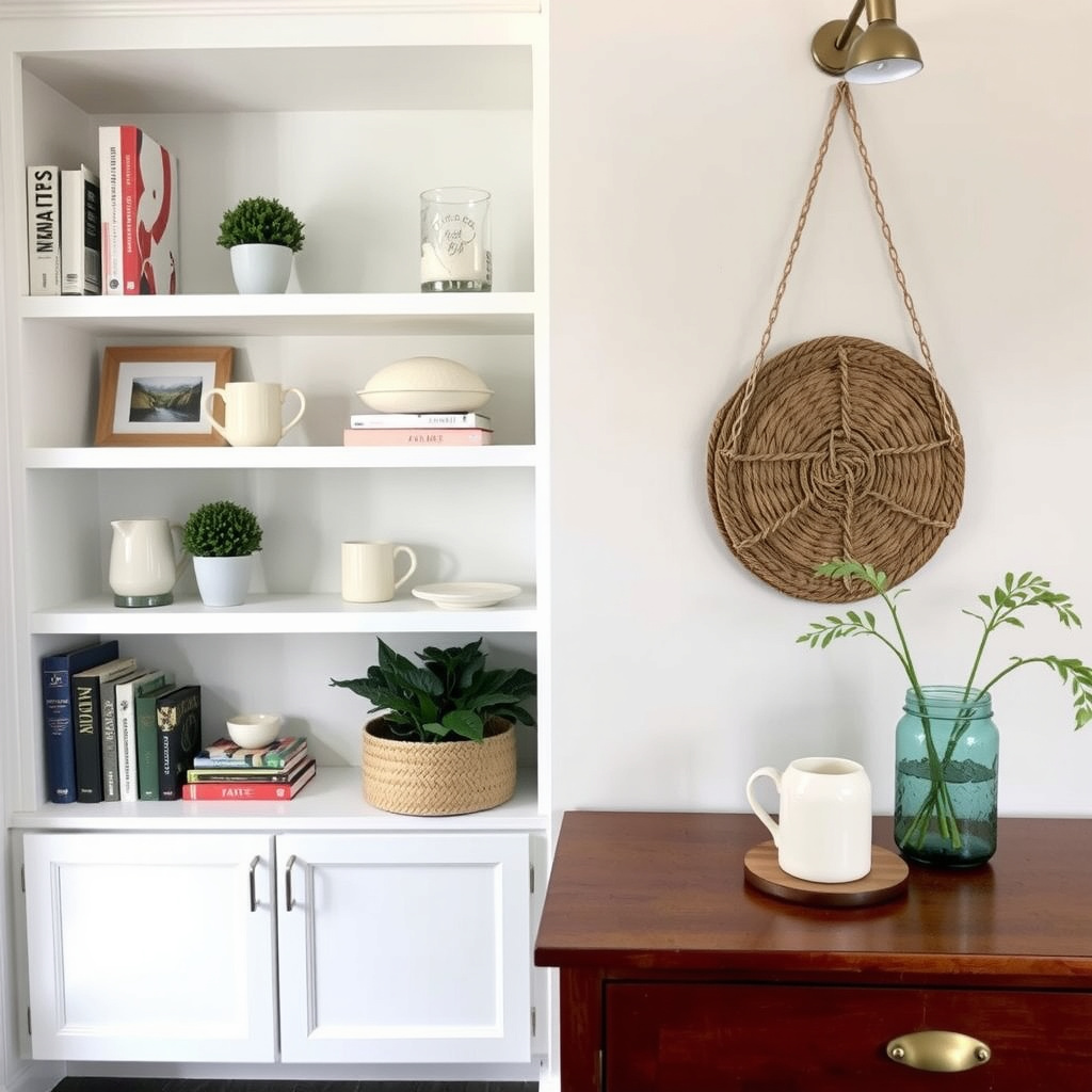 Arranging Items on Your Built-Ins
