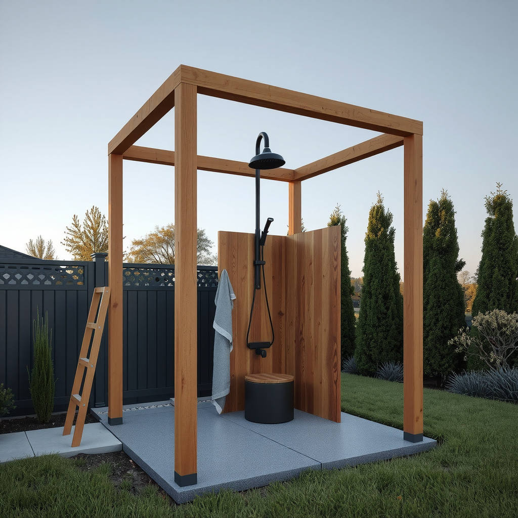 Constructing Your Outdoor Shower