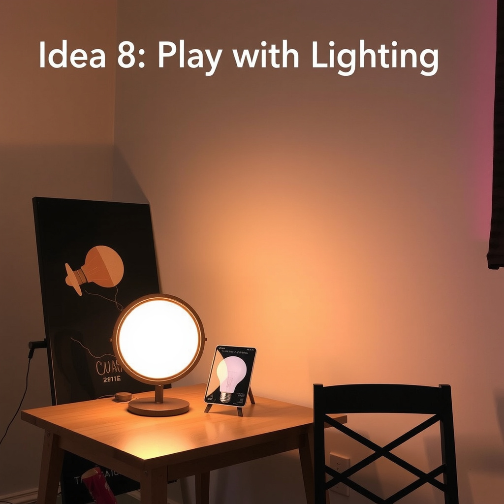Idea 8: Play with Lighting