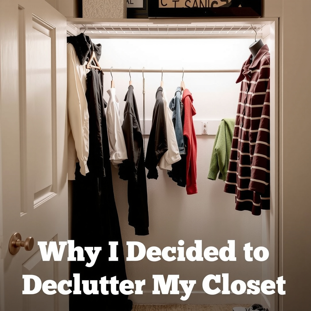 Why I Decided to Declutter My Closet
