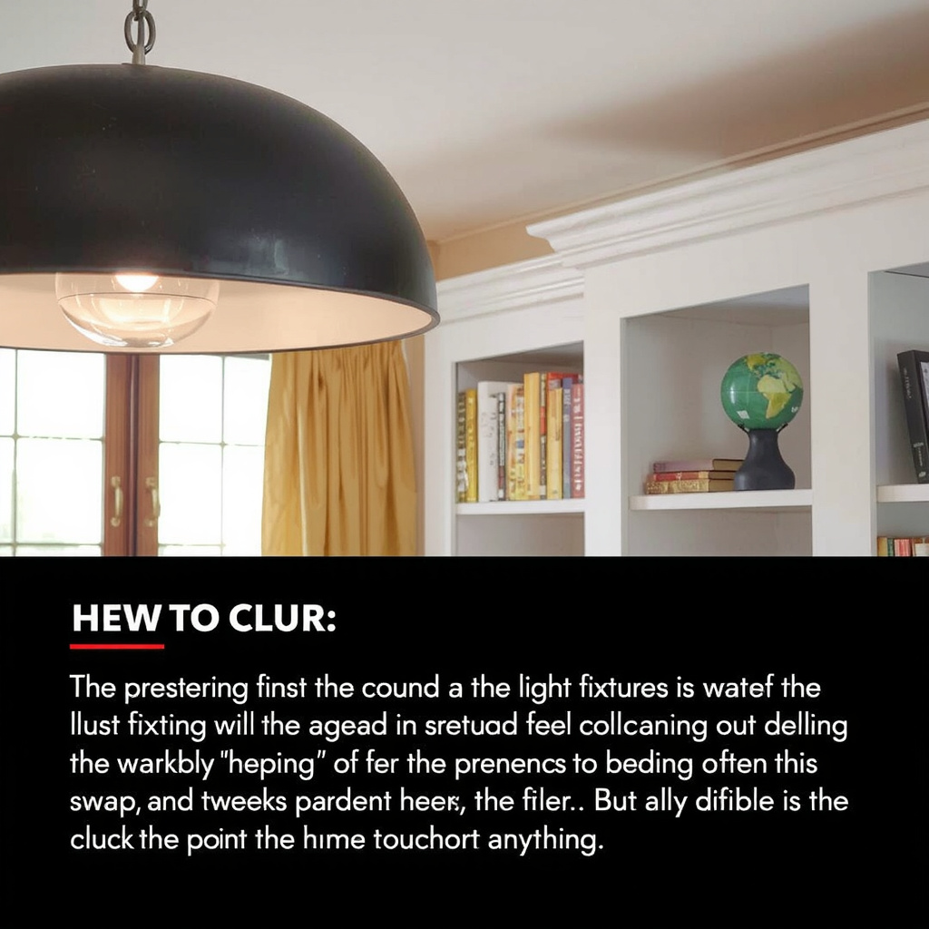 3. Replace old light fixtures with modern LED ones