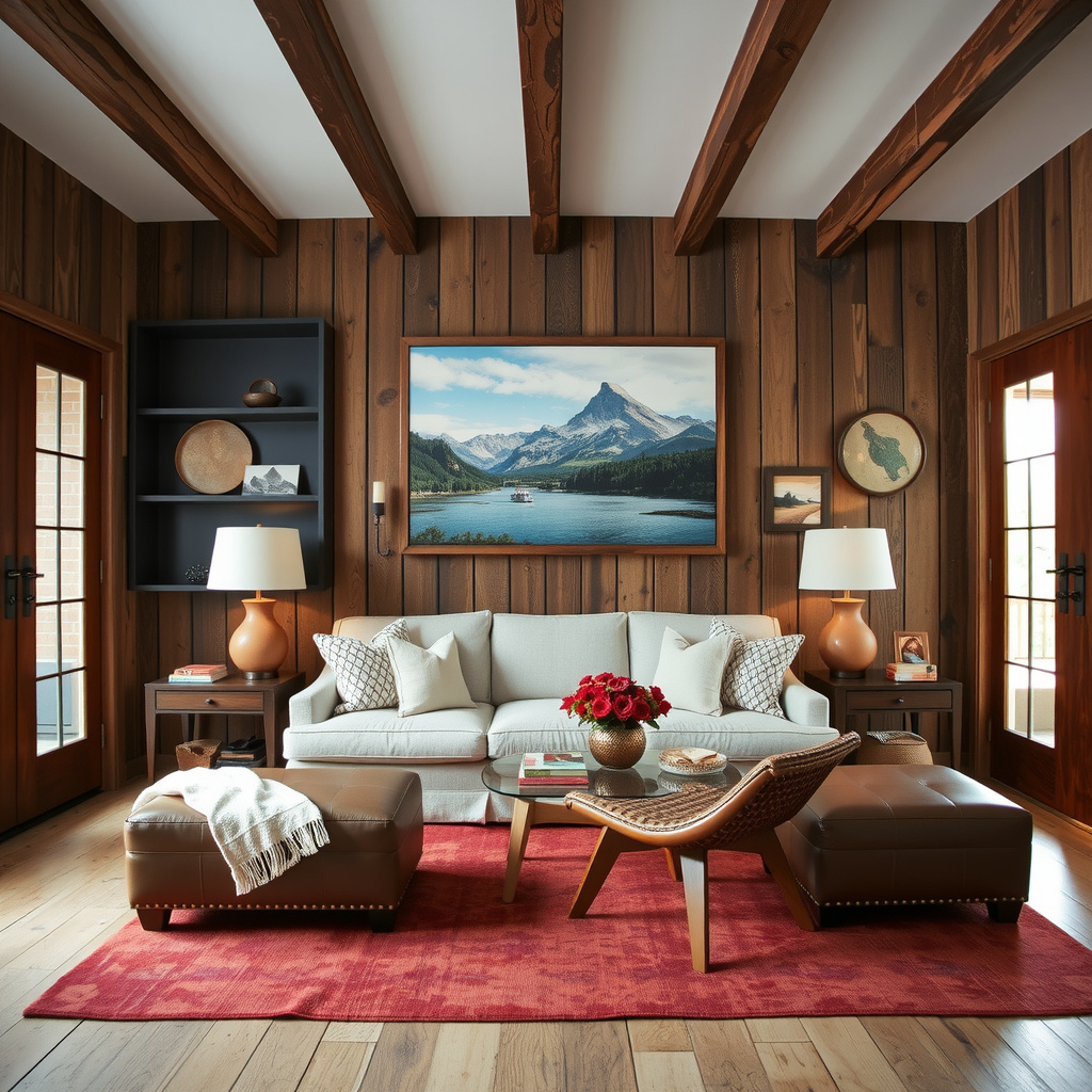 Combining Rustic Charm with Contemporary Flair