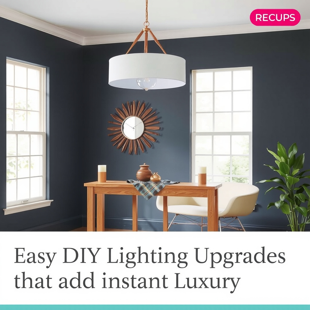 Easy DIY Lighting Upgrades That Add Instant Luxury (Tips, Tools, Mistakes to Avoid)