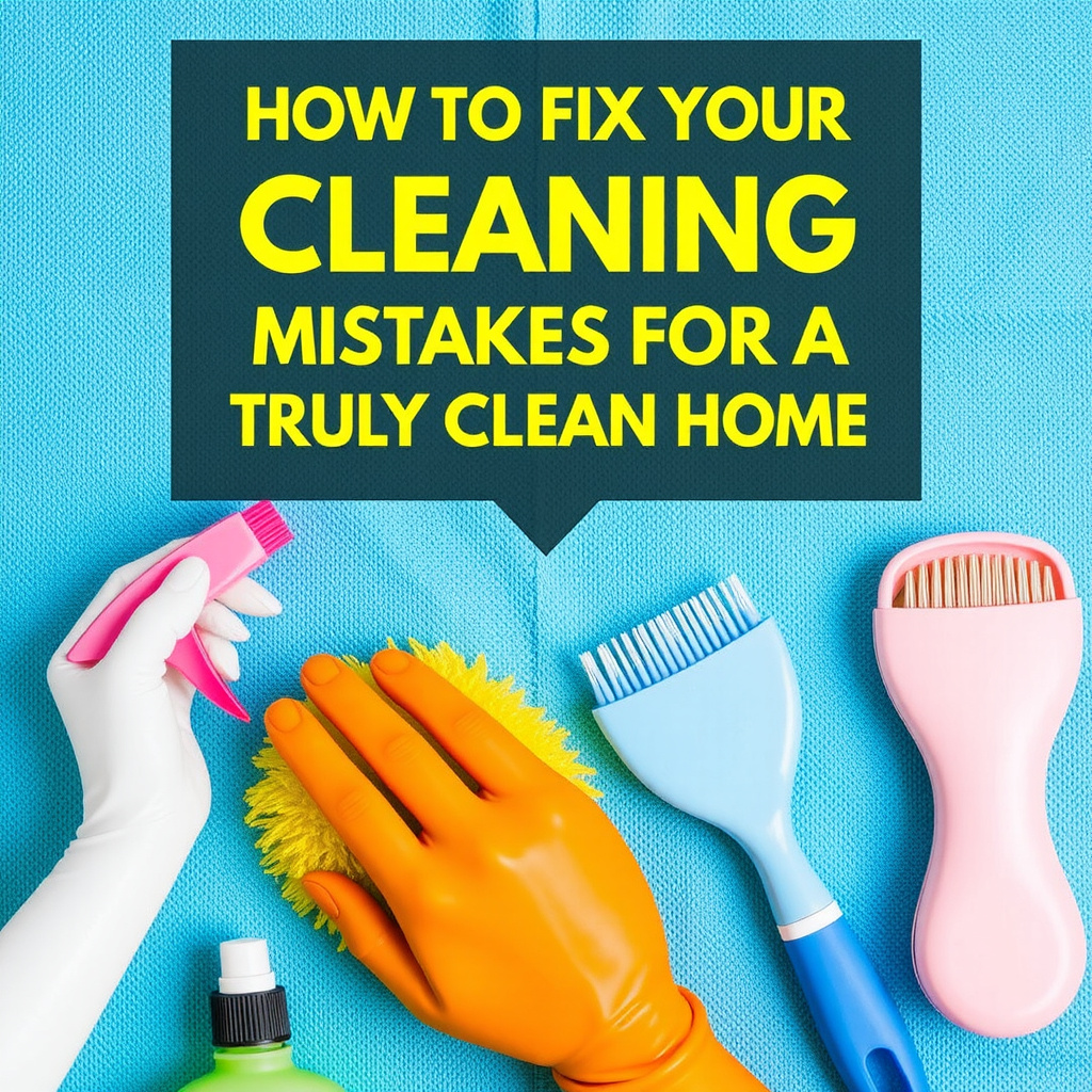 How to Fix Your Cleaning Mistakes for a Truly Clean Home