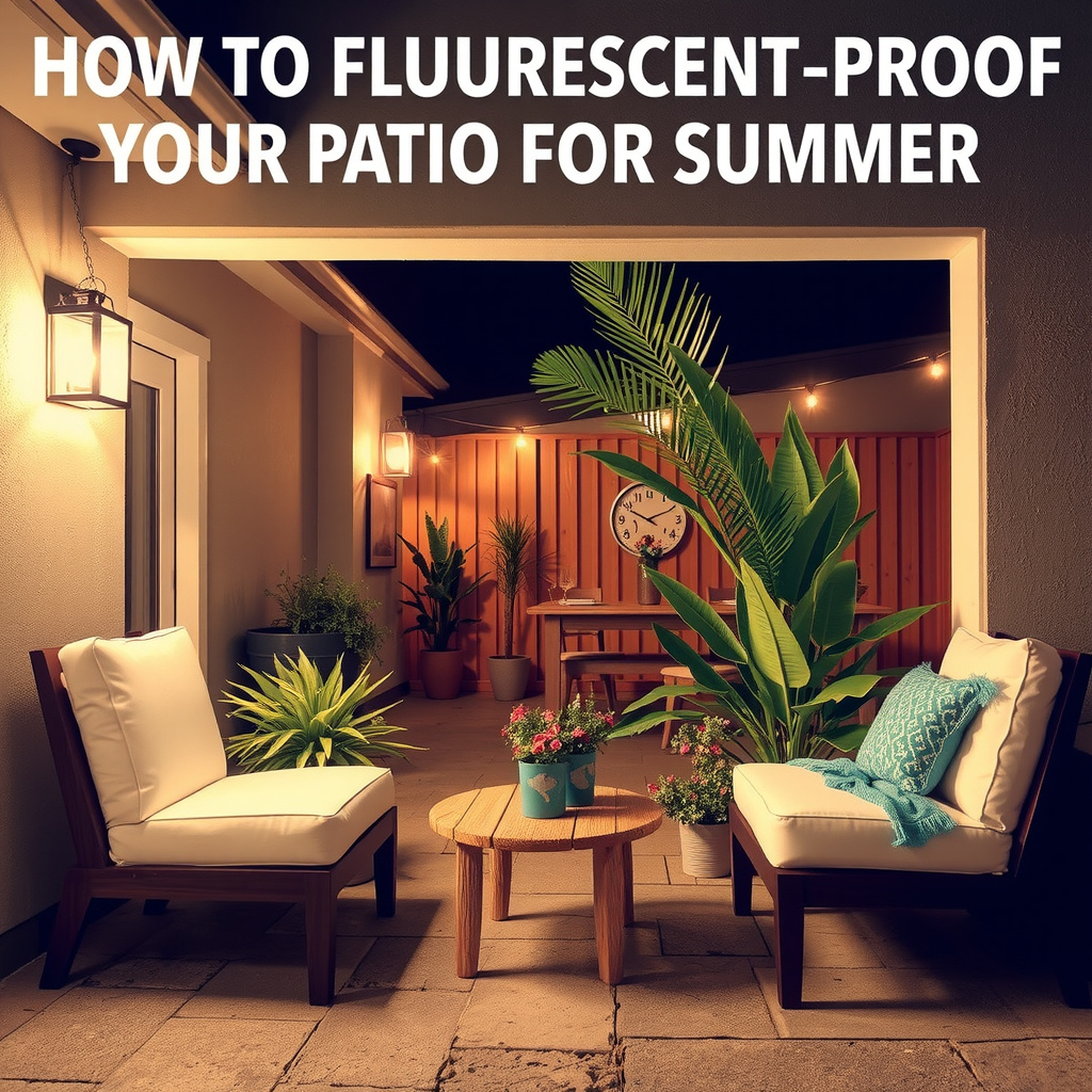 How to Fluorescent-Proof Your Patio for Summer (Stop Flicker Fast)