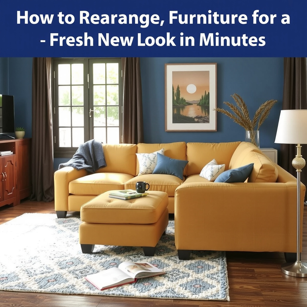 How to Rearrange Furniture for a Fresh New Look in Minutes (Easy Tips)