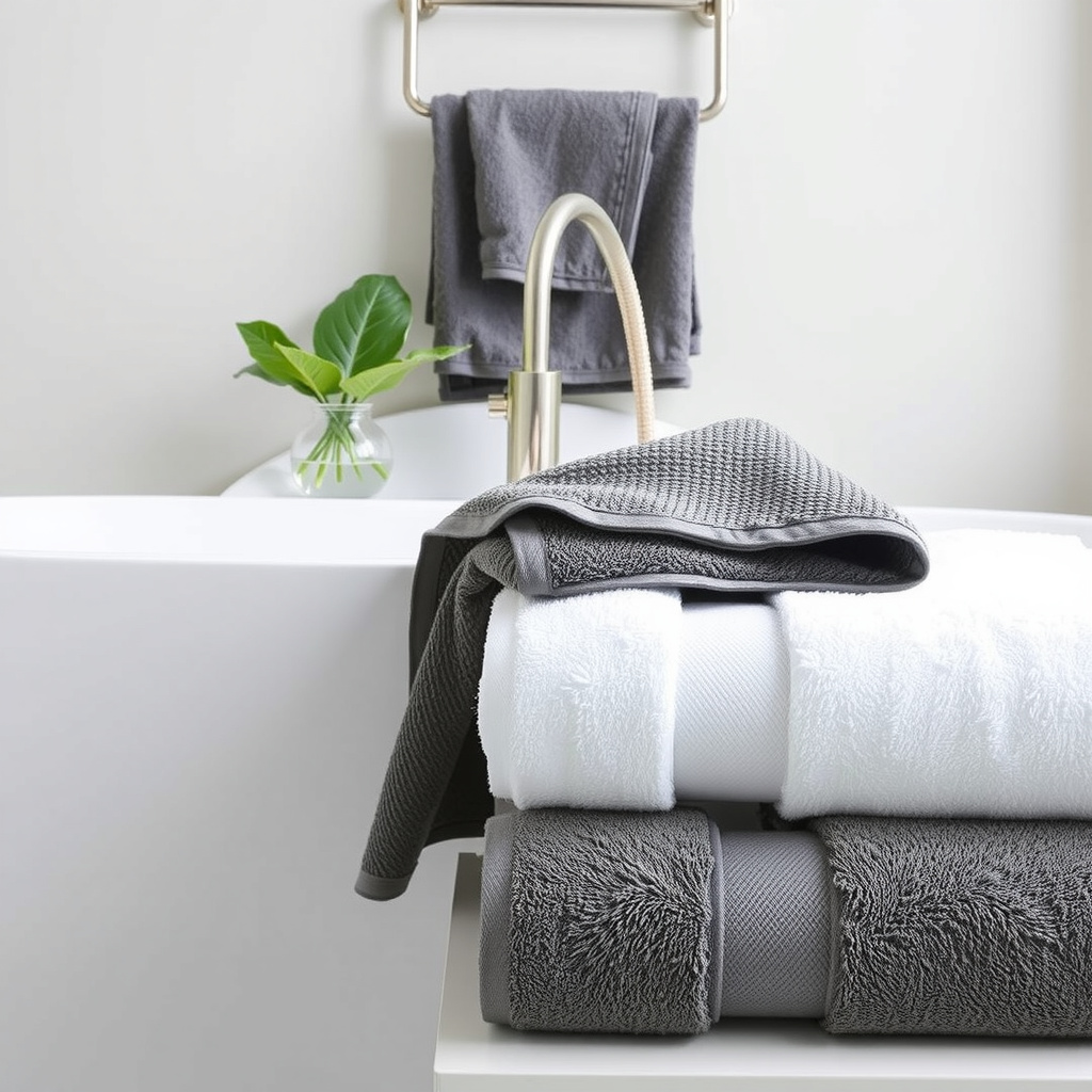 Invest in Plush Towels and Bathrobes