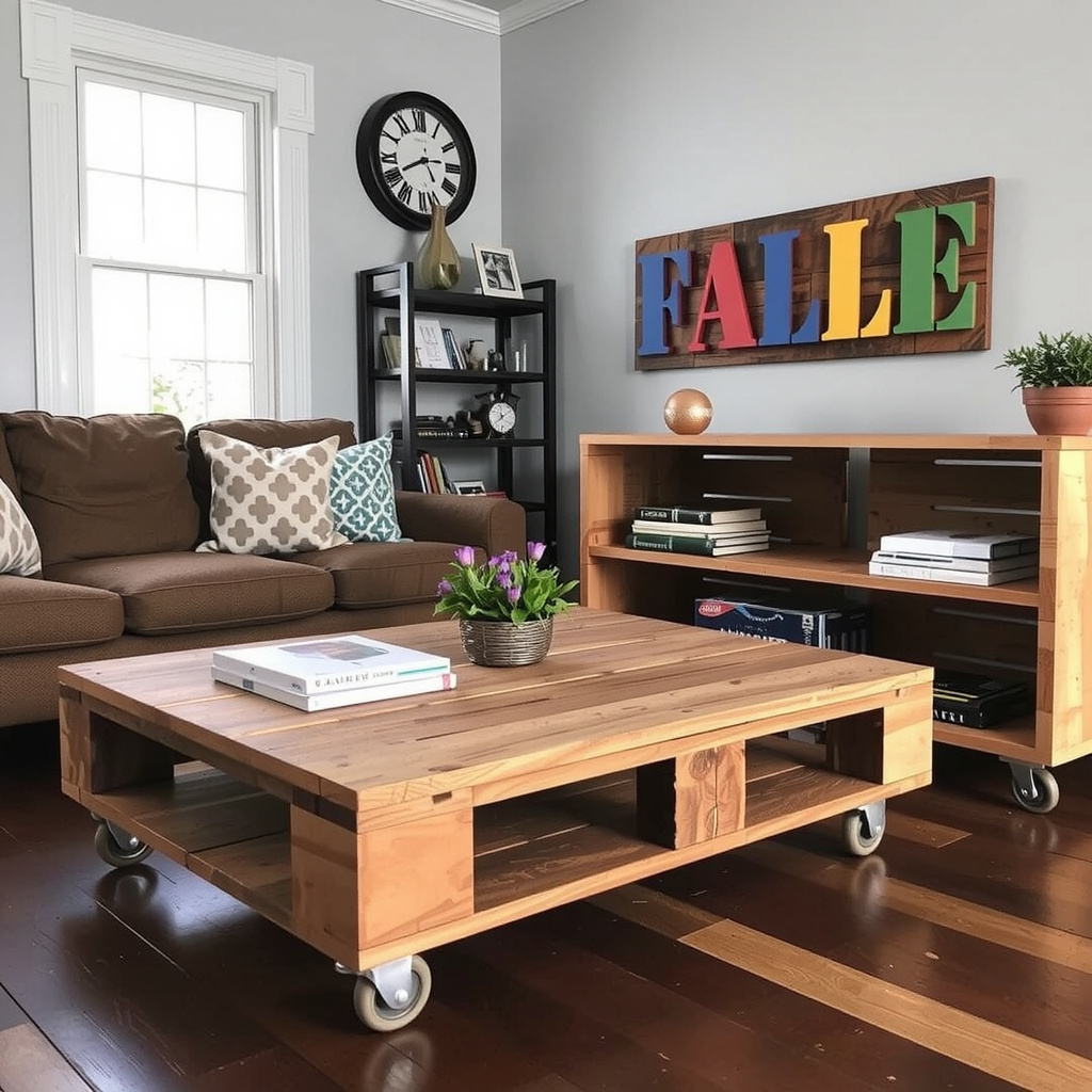 Item 2: Old Wooden Pallets Transformed Into Furniture