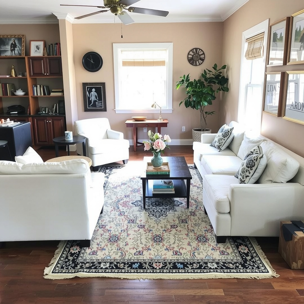 Mistake 3: Using Too Many Small Rugs