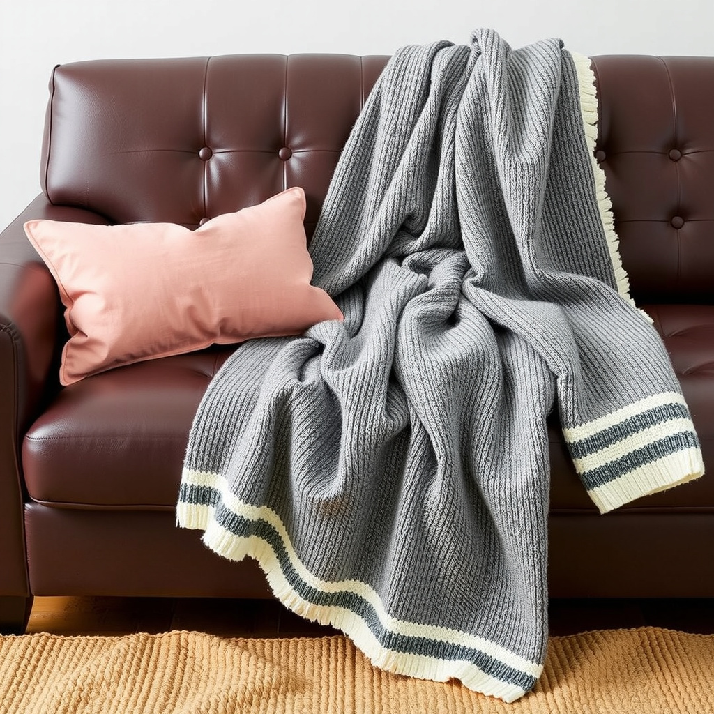 Swap Out Throw Pillows and Blankets