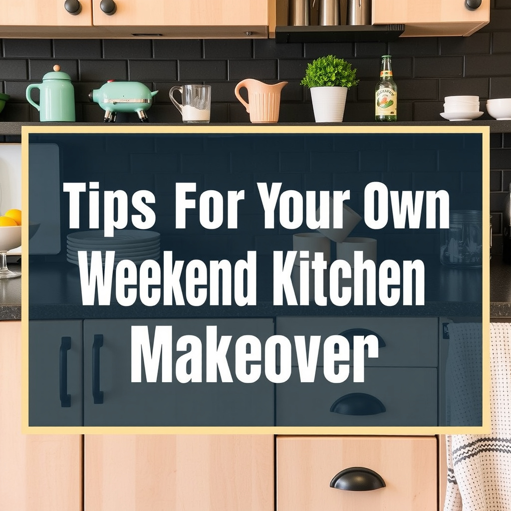 Tips For Your Own Weekend Kitchen Makeover