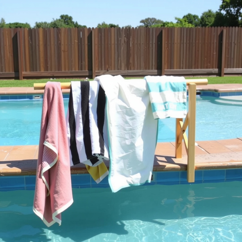 Why The Viral DIY Poolside Towel Rack Everyone Is Trying Is A Must-Have
