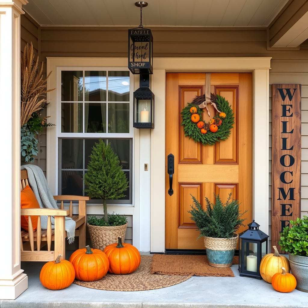 Entryway And Front Porch Ideas Without Pumpkins