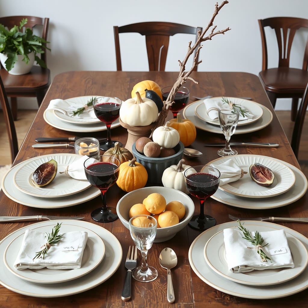 Table Settings, Centerpieces, And Seasonal Dining