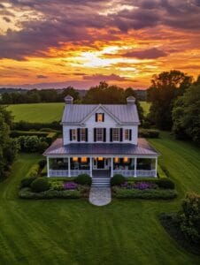 A Charming Colonial-Style Farmhouse in Virginia’s Countryside: Restoration, Decor & Tips