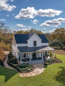 Tour This Elegant Stone Farmhouse in Rural Ohio — 5 Acres, Restored Barn & Modern Upgrades