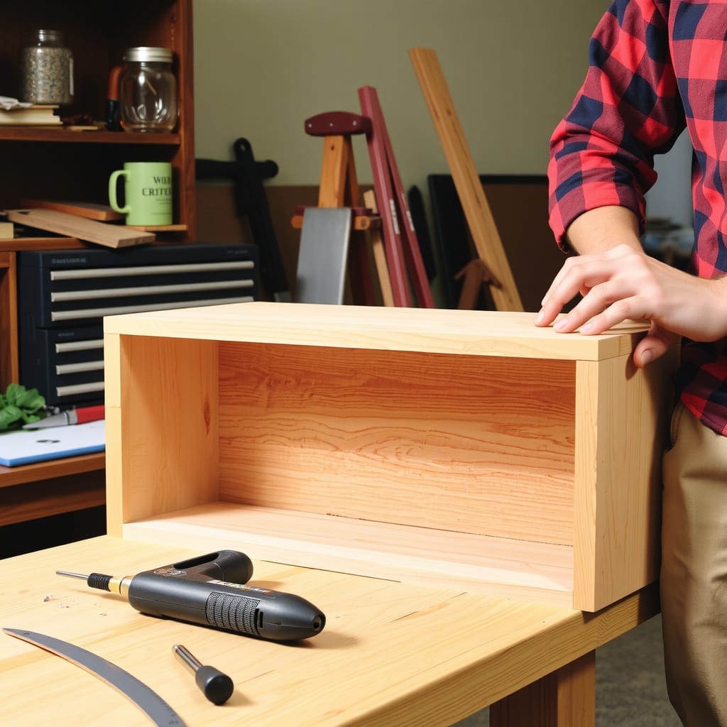 Assembling The Shelf Box