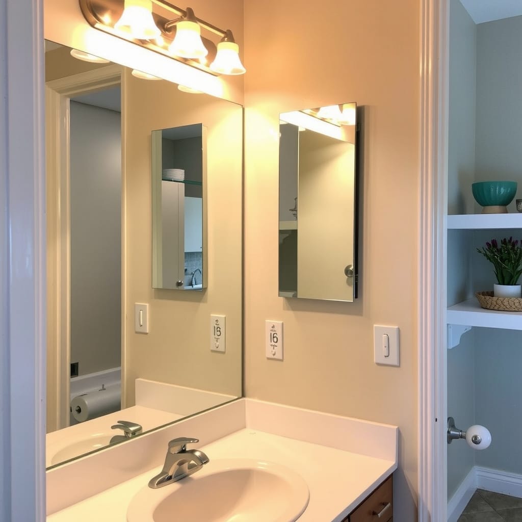 Improve Lighting, Ventilation, And Mirrors