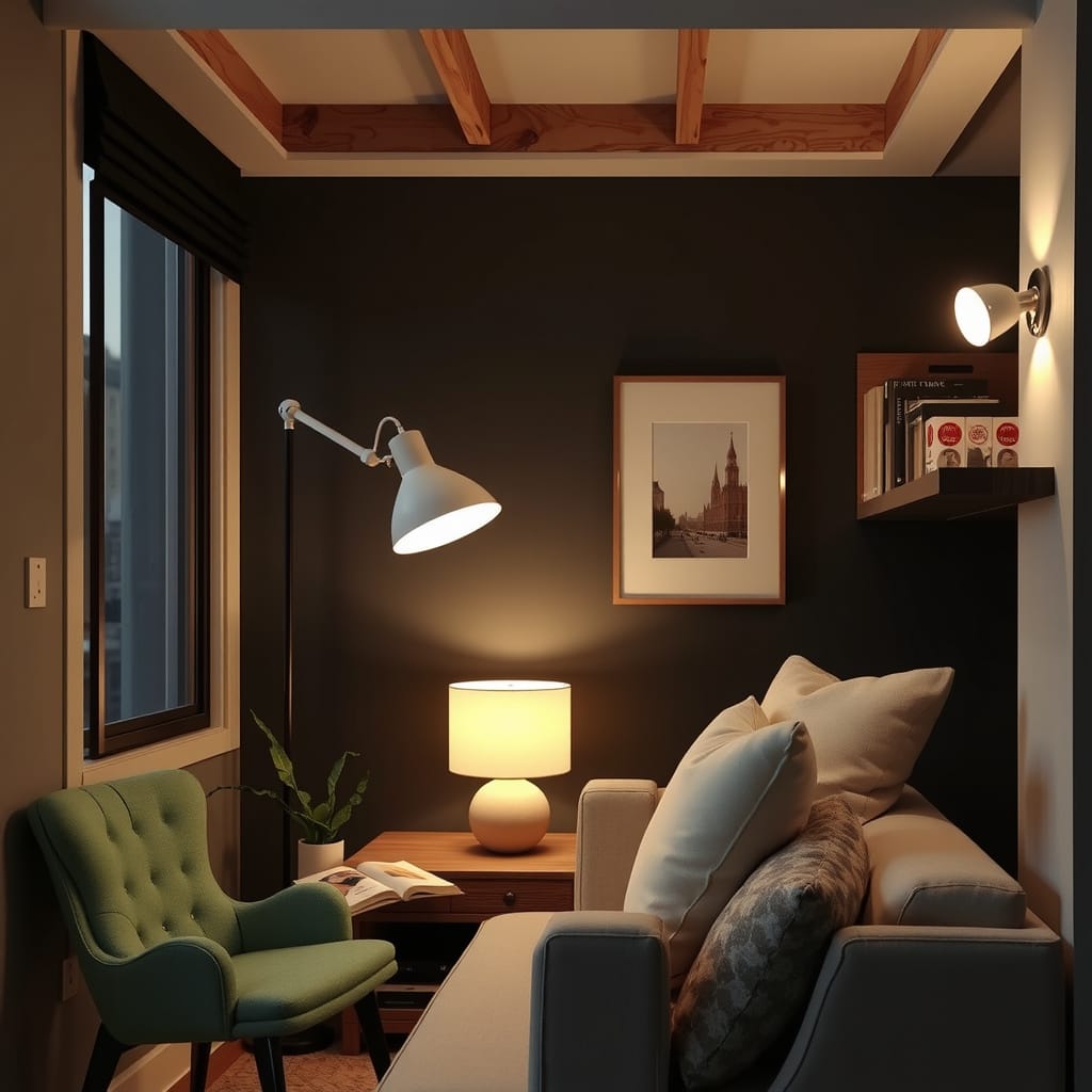 Layer Lighting for Reading and Atmosphere