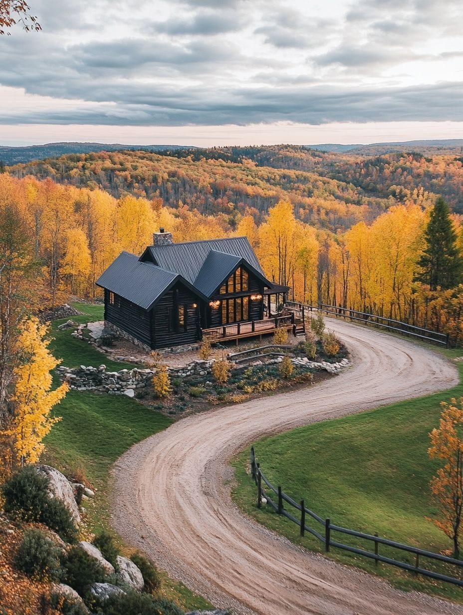 Tour a Farmhouse in New Hampshire Dressed Beautifully for Fall (what you’ll learn: curb appeal, cozy rooms, easy DIYs)