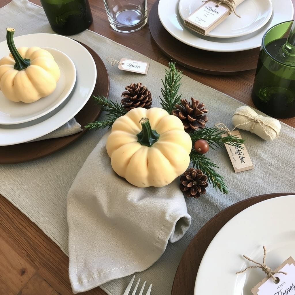 Seasonal Tablescape With Foraged Elements