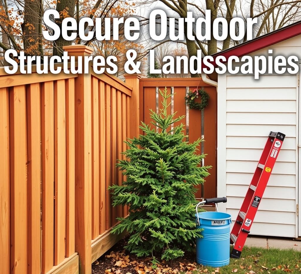 Secure Outdoor Structures and Landscaping
