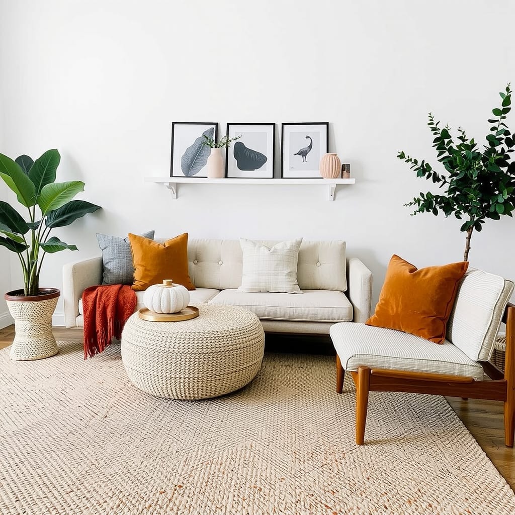Swap Textiles and Color Palette for Cozy Fall Vibes